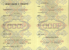 Свидетельство о рождении СССР  